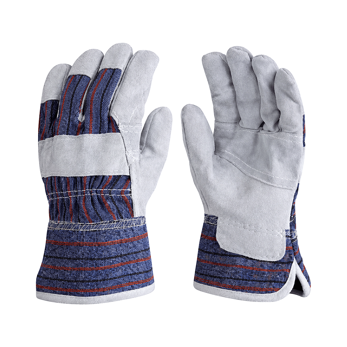 Work Gloves with Reinforced Elements / Blue